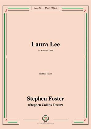 S. Foster-Laura Lee,in B flat Major