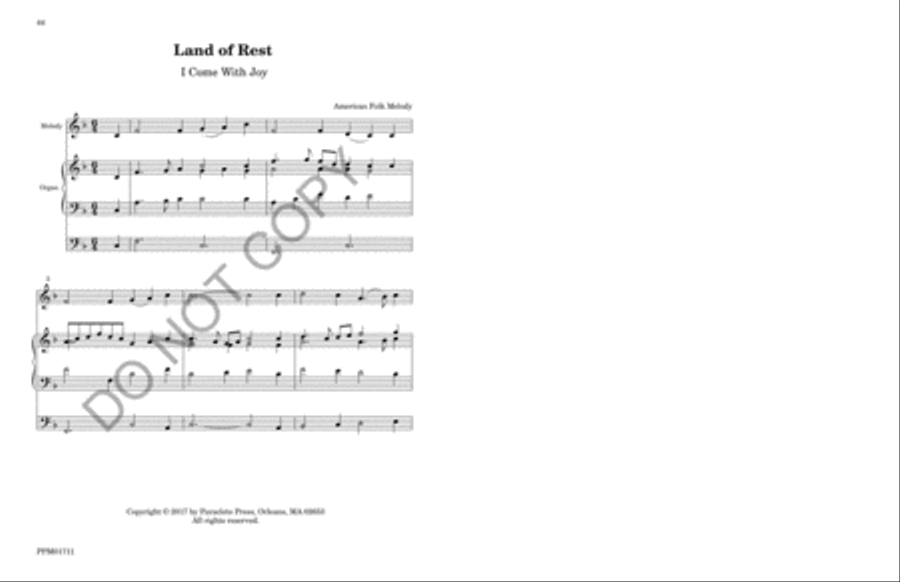 Twenty-five Organ Accompniments for Unison Hymn Singing Unison Choir scores gallery preview page 47