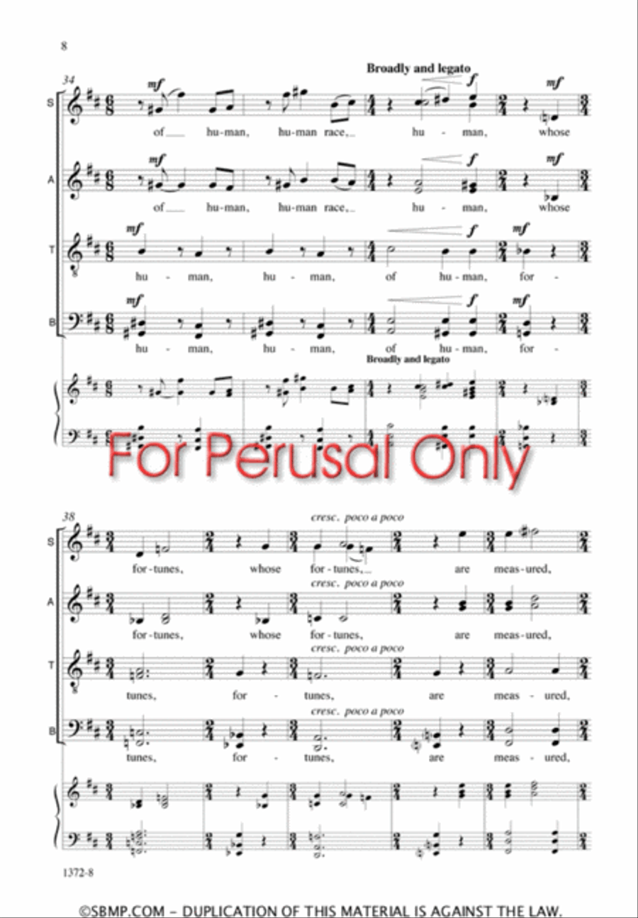 Infinity - SATB divisi Octavo Divisi scores gallery preview page 7