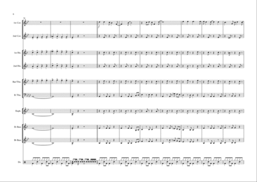 Dare on, Daniel Dare on, Daniel Brass Ensemble scores gallery preview page 6