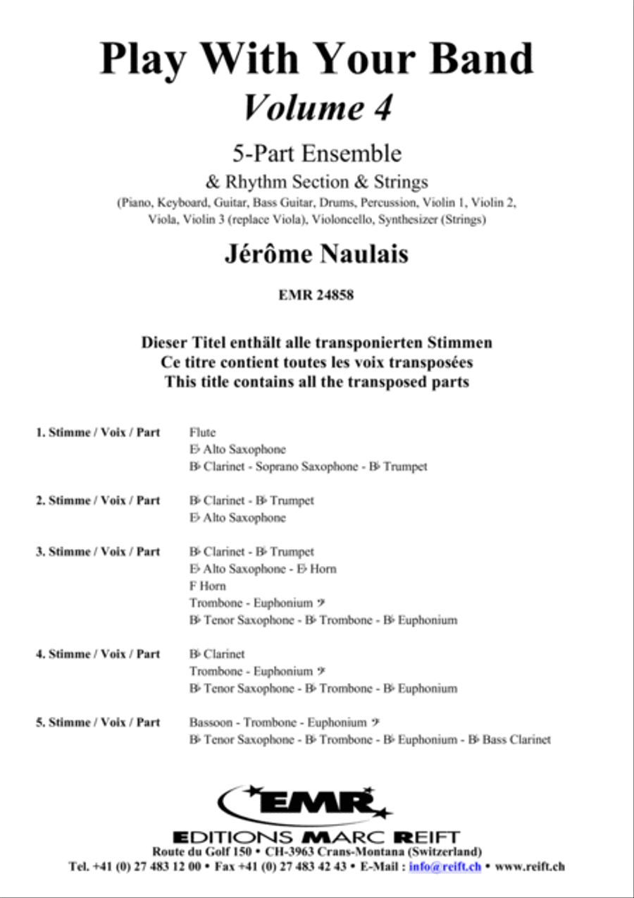 Play With Your Band Volume 4 Concert Band scores gallery preview page 3