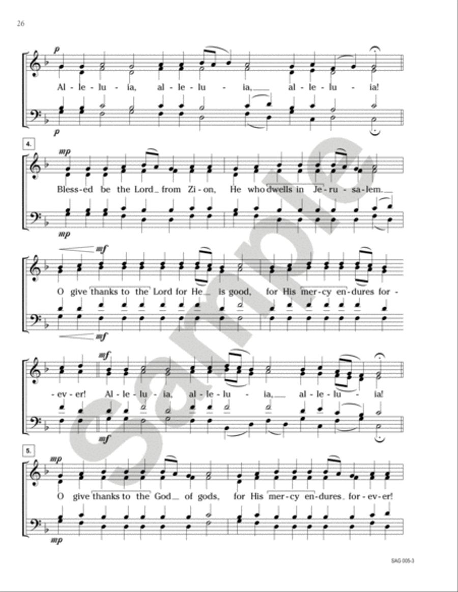 Selected Orthodox Sacred Choral Works, vol. 1 (Orthodox Liturgical Singing in America) Choir scores gallery preview page 16