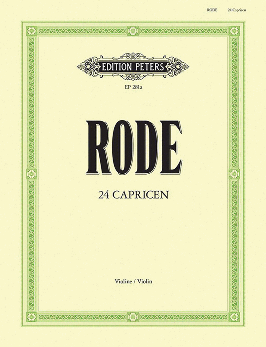 24 Caprices (in the Form of Etudes) for Violin Violin Solo scores gallery preview page 1