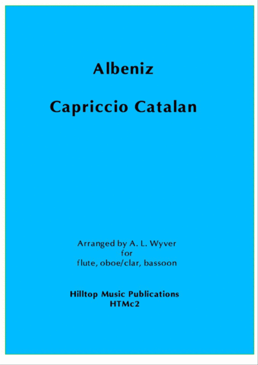 Capriccio Catalan arr. flute, oboe/clarinet and bassoon