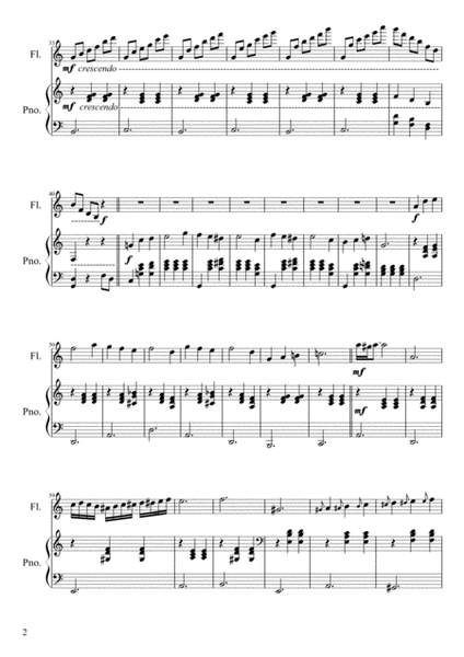 Intermezzo for Flute & Piano # 3 (Score & Part) image number null