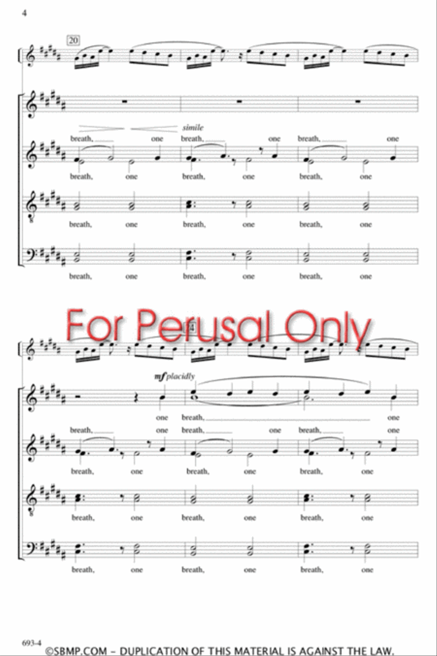 when god decided to invent - SATB Octavo 4-Part scores gallery preview page 4