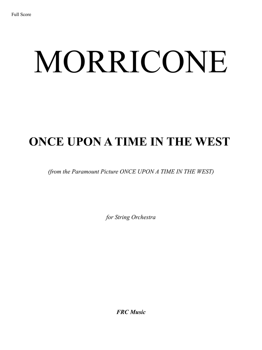 Once Upon A Time In The West from the Paramount Picture ONCE UPON A TIME IN THE WEST String Orchestra scores gallery preview page 2