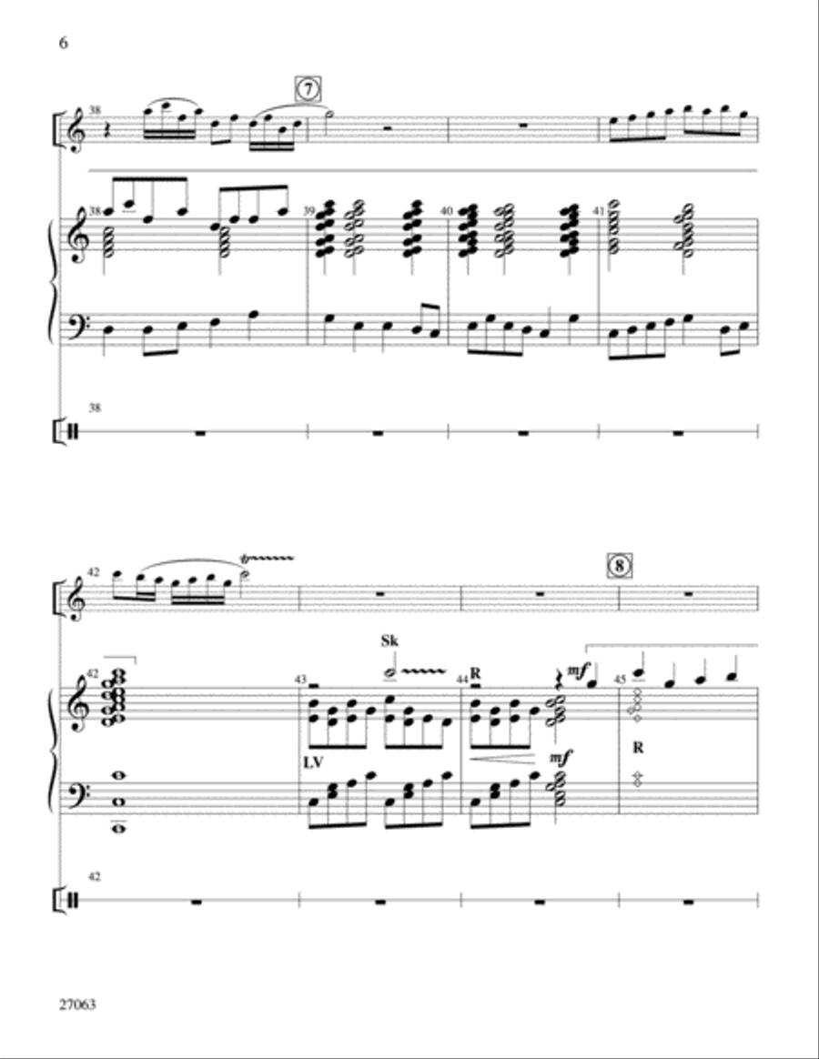 All Nature Sings Handbell Choir scores gallery preview page 6
