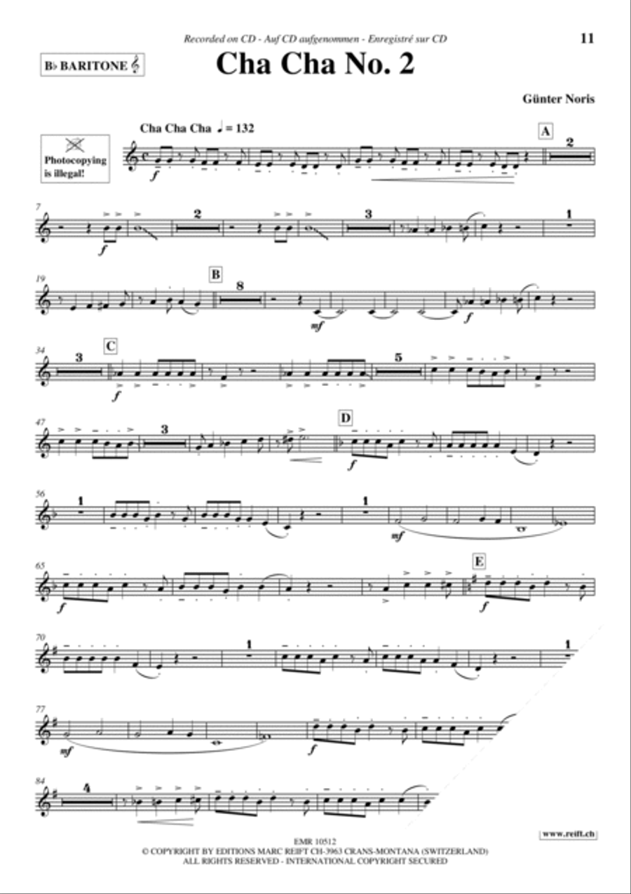 Play The 1st Baritone With The Ballroom Dance Orchestra Vol. 2 Piccolo scores gallery preview page 12