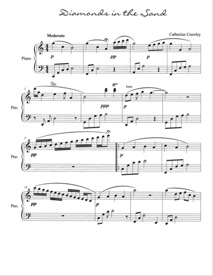 Diamonds in the Sand Book Piano scores gallery preview page 3