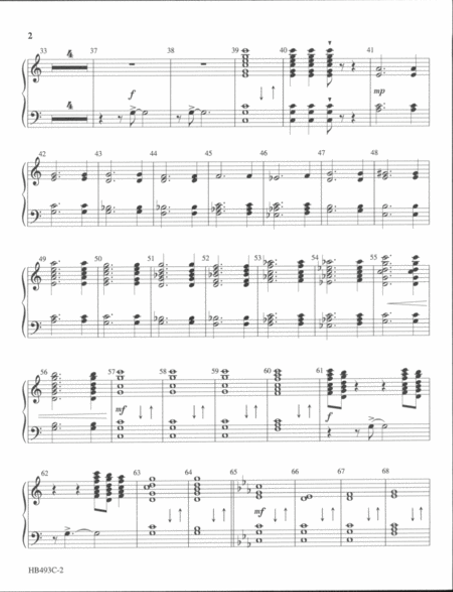 The Light of the World - handbell choir II Handbell Choir scores gallery preview page 3