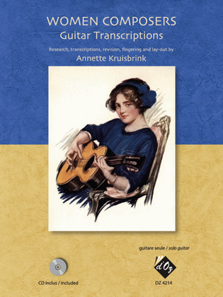 Book cover for Women Composers - Guitar Transcriptions (CD inclus)