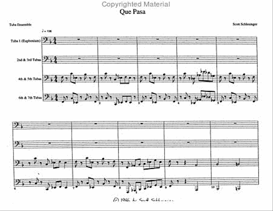 Que Pasa Large Ensemble scores gallery preview page 2