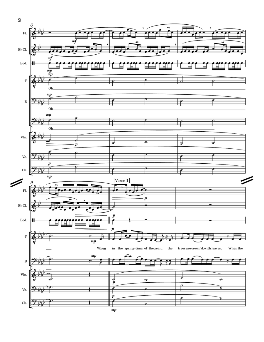 The Mummers' Dance The Mummers' Dance Small Ensemble scores gallery preview page 2