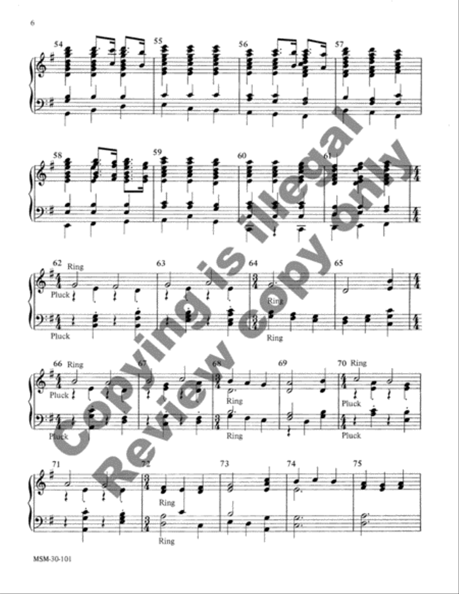 O Come, All Ye Faithful Handbell Choir scores gallery preview page 5