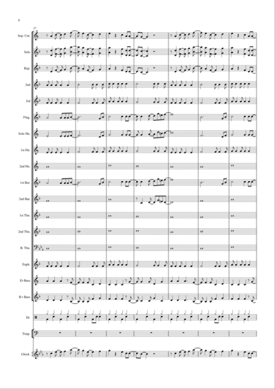 Reach Reach Brass Band scores gallery preview page 6
