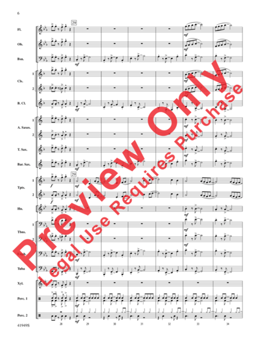 Camino del Sol Concert Band scores gallery preview page 7