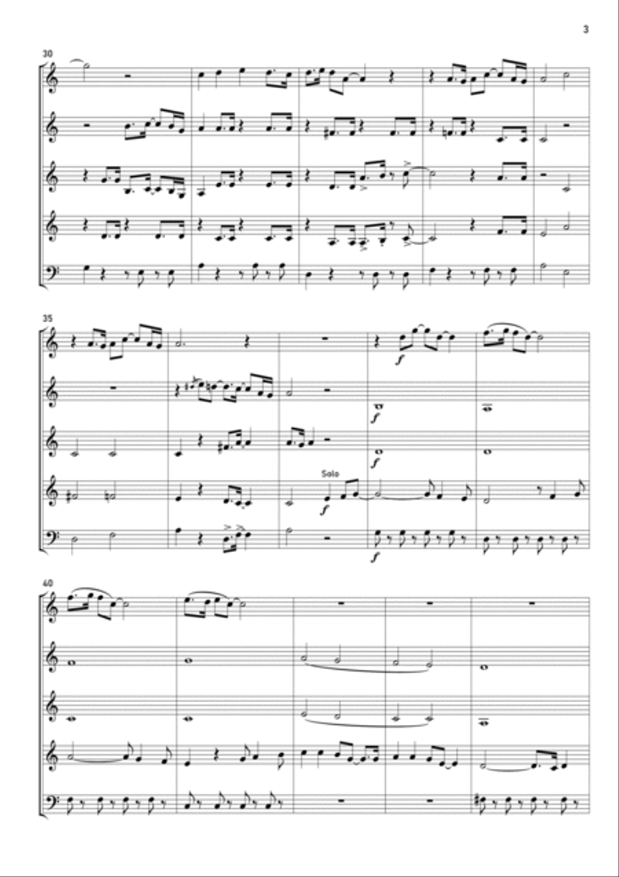They Call Me Trinity They Call Me Trinity Brass Quintet scores gallery preview page 3