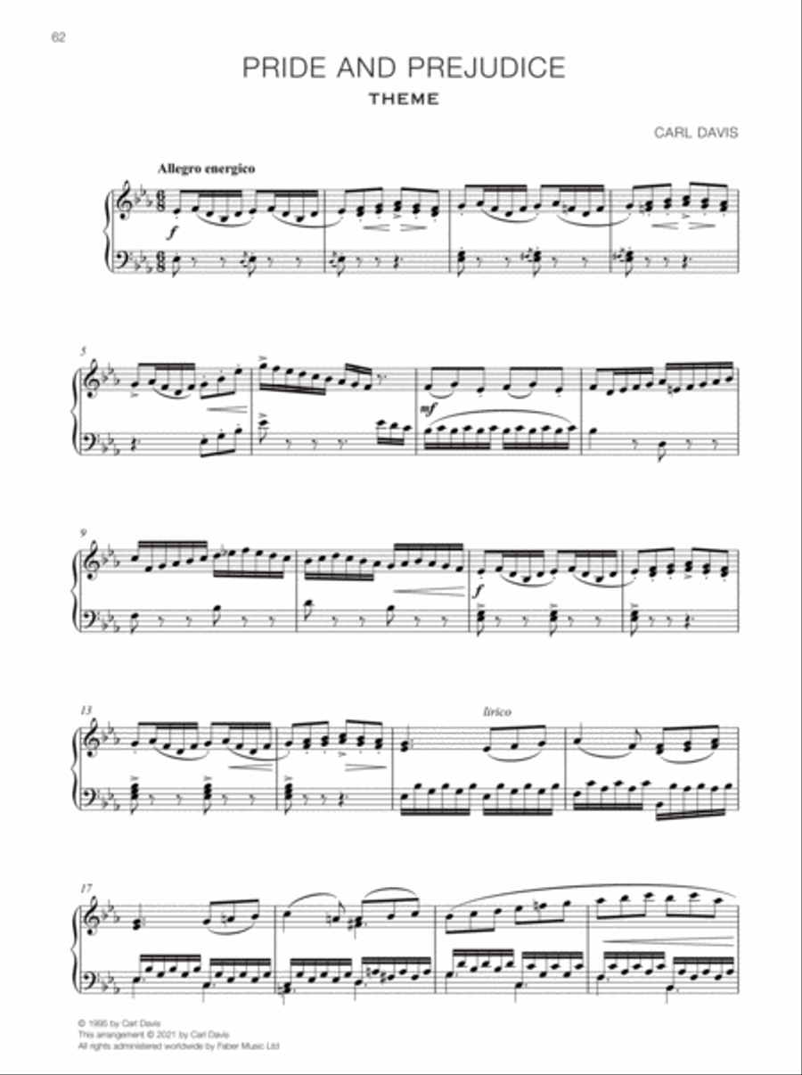 Carl Davis -- The Piano Collection Piano Solo scores gallery preview page 5