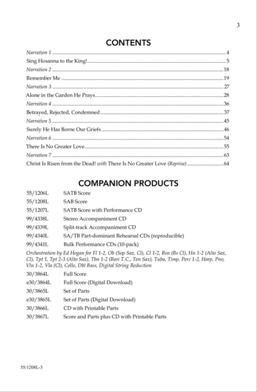 No Greater Love Choir scores gallery preview page 3