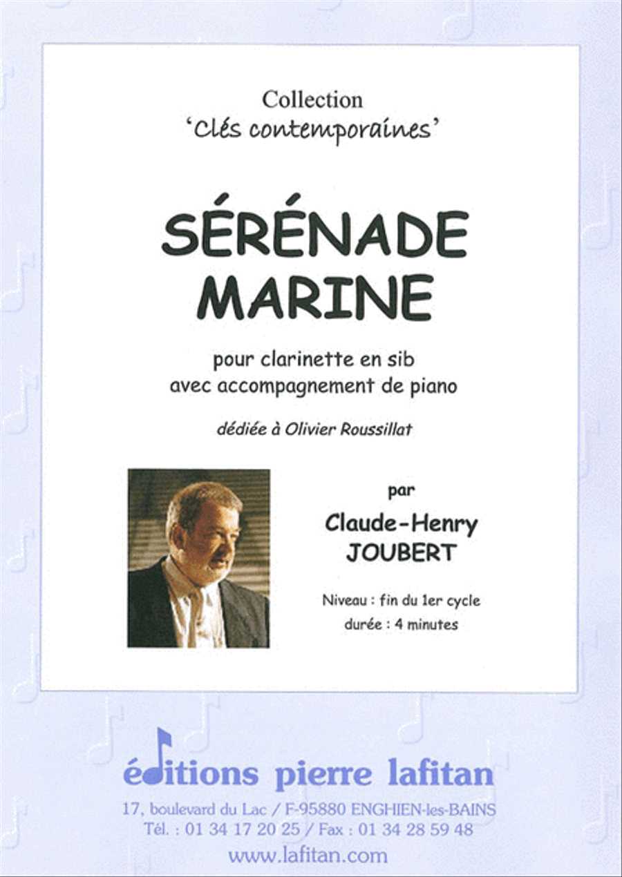 Sérénade Marine Clarinet Solo scores gallery preview page 1