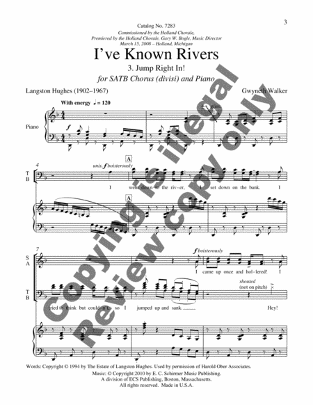 I've Known Rivers: 3. Jump Right In!