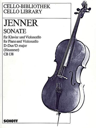 Book cover for Sonata for Cello and Piano