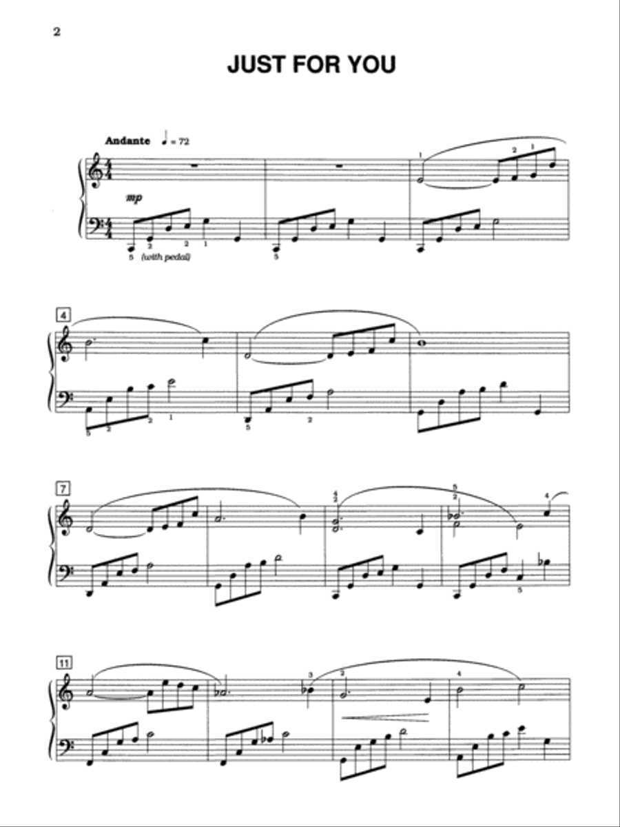 Just for You, Book 3 Piano Solo scores gallery preview page 3