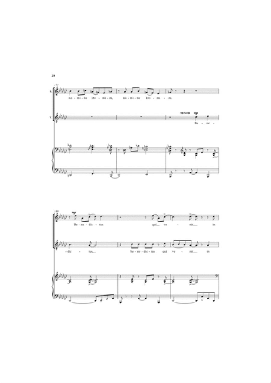 A Little Jazz Mass 4-Part scores gallery preview page 11