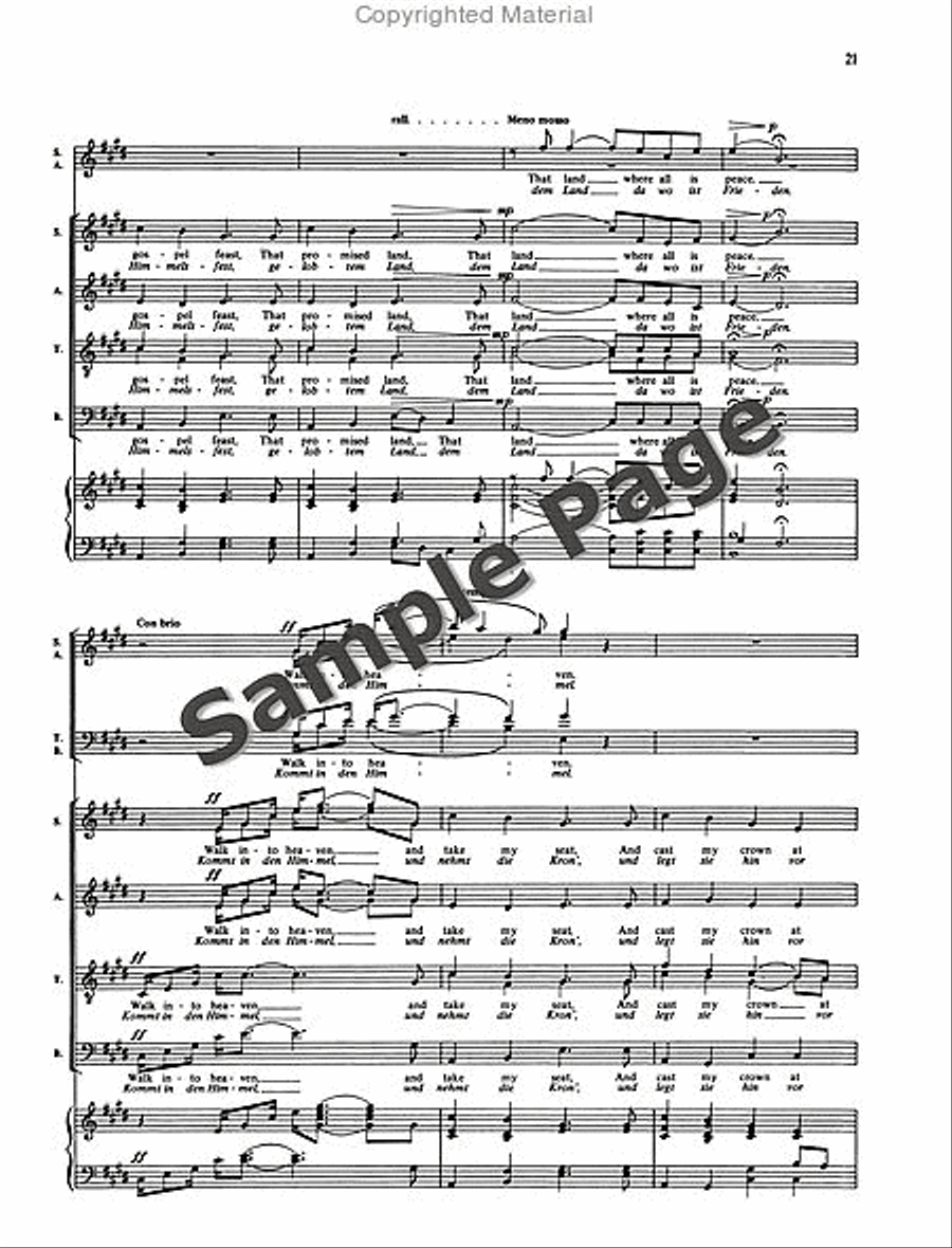 5 Negro Spirituals 5 Negro Spirituals SSAATTBB scores gallery preview page 24