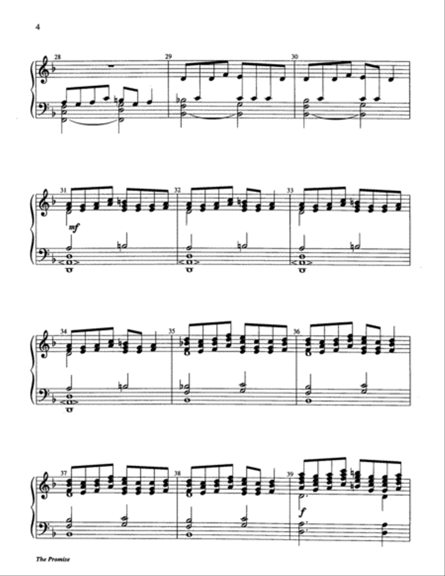 The Promise The Promise 5-Octaves scores gallery preview page 4