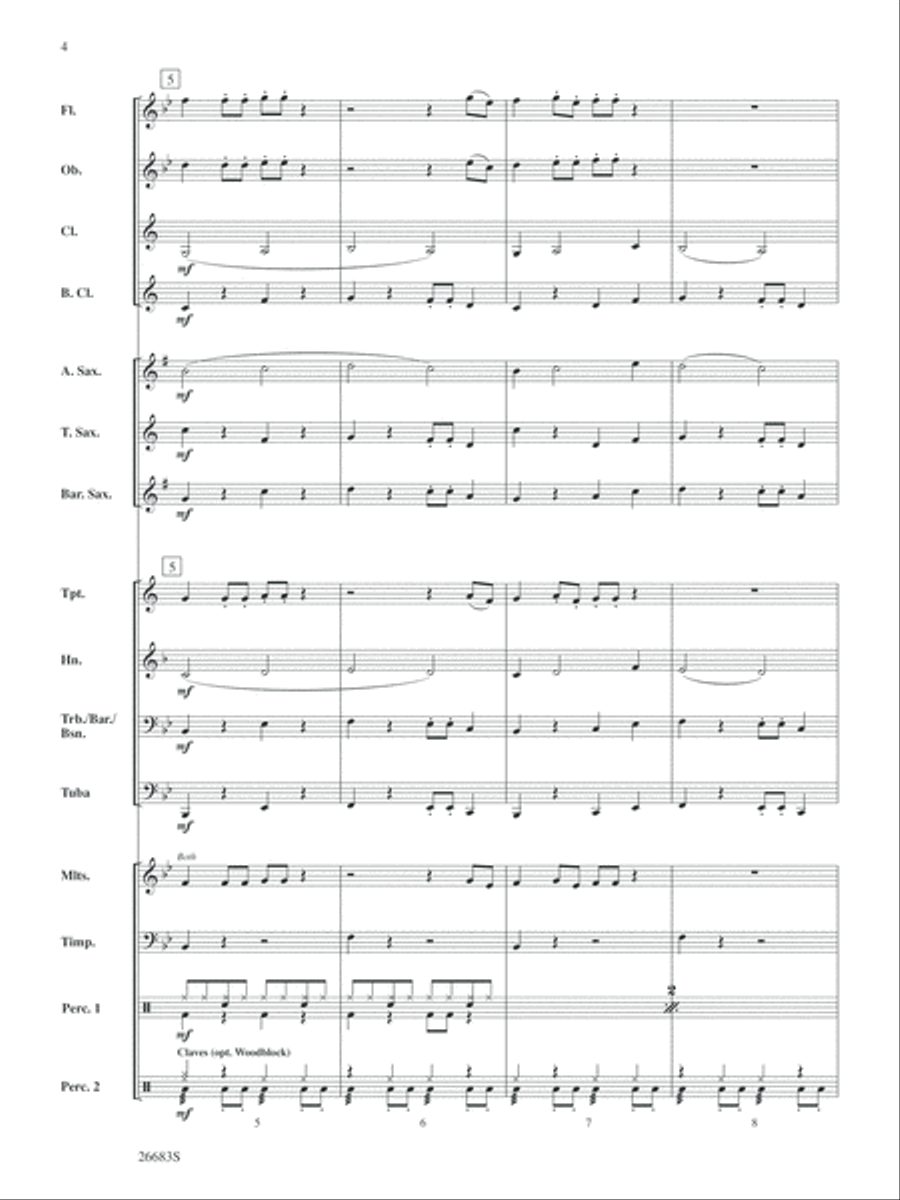 Guantanamera: Score Concert Band scores gallery preview page 4
