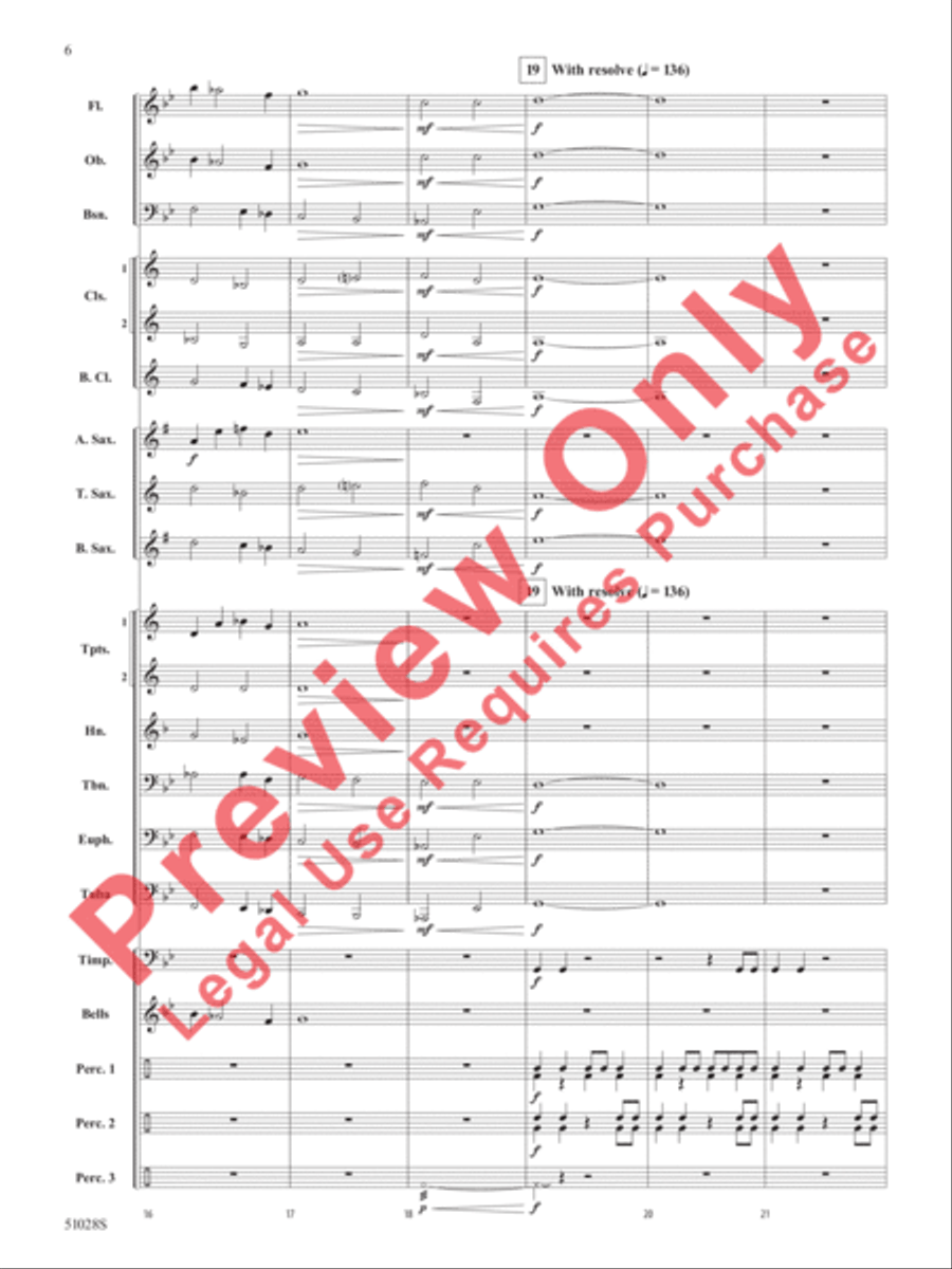 Ultimate Battle Concert Band scores gallery preview page 7