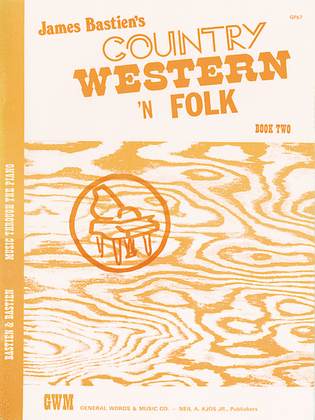 Book cover for Country Western 'n Folk, Book 2