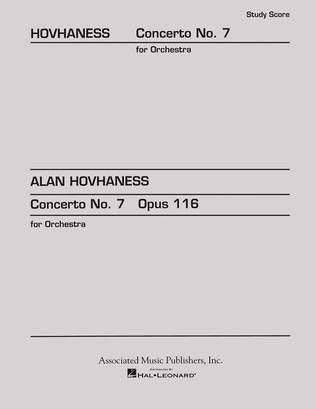 Book cover for Concerto No. 7, Op. 116