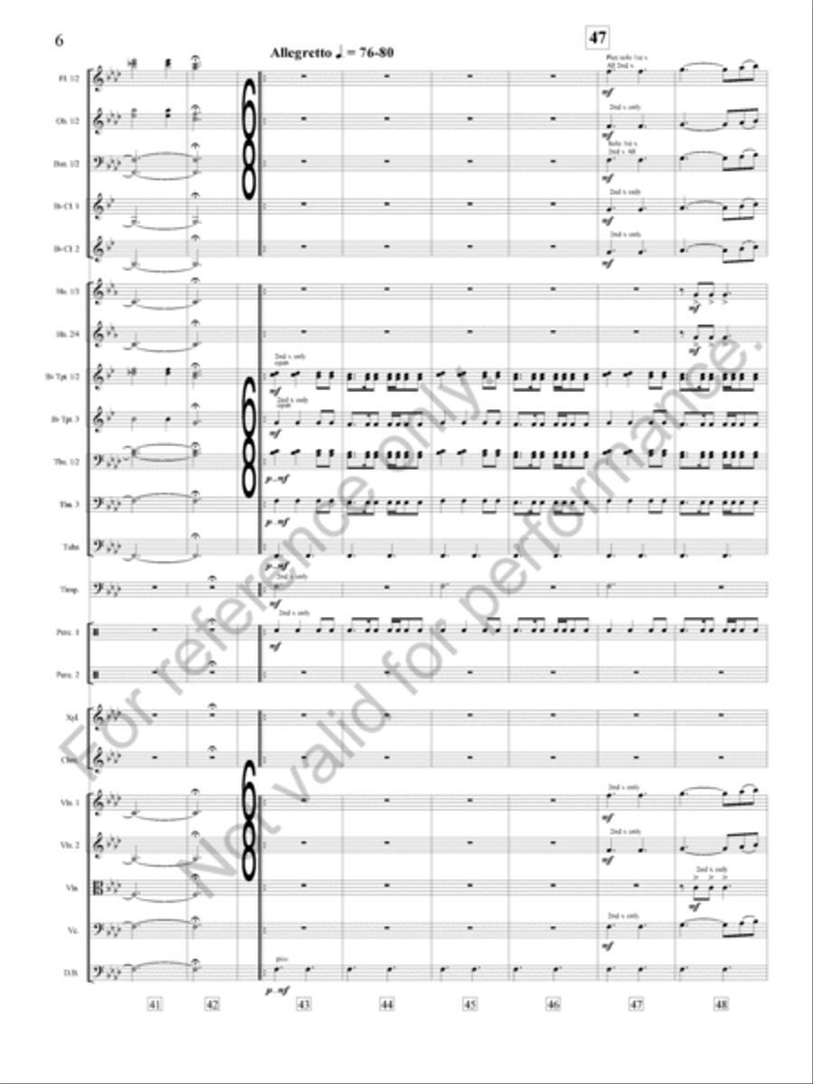 God Of Our Fathers Full Orchestra scores gallery preview page 7