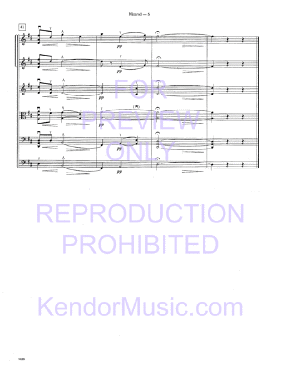 Nimrod Nimrod String Orchestra scores gallery preview page 8