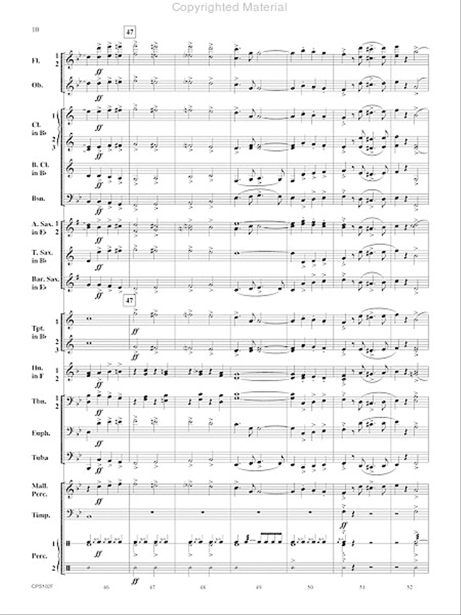 Rifle Regiment Rifle Regiment Concert Band scores gallery preview page 11