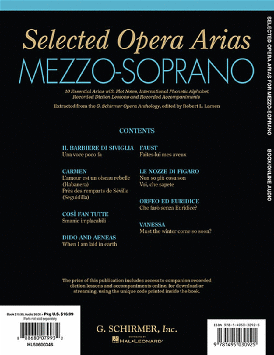 Selected Opera Arias