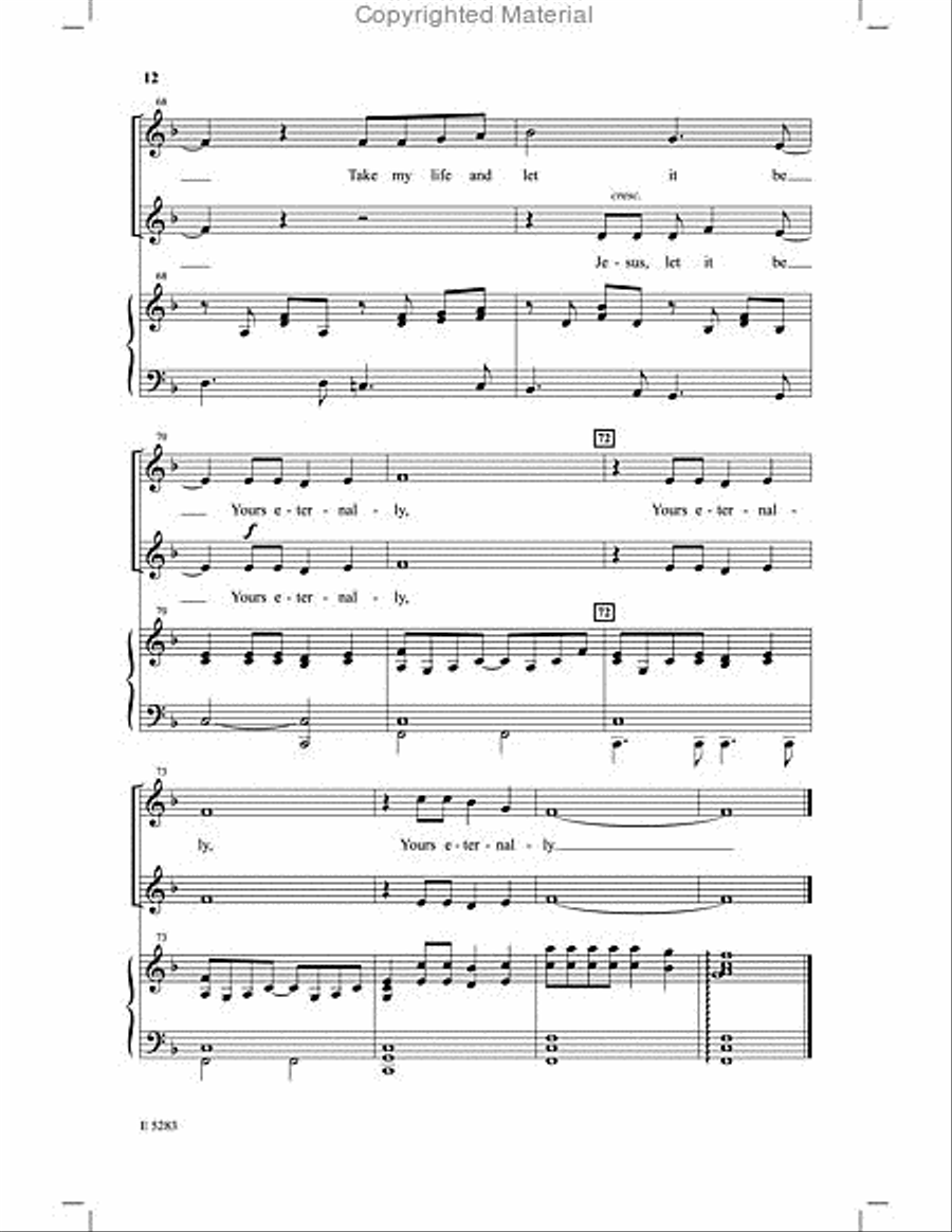 I Will Do My Best for Jesus Unison Choir scores gallery preview page 11
