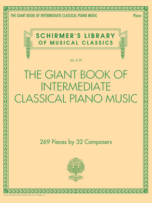 Book cover for The Giant Book of Intermediate Classical Piano Music
