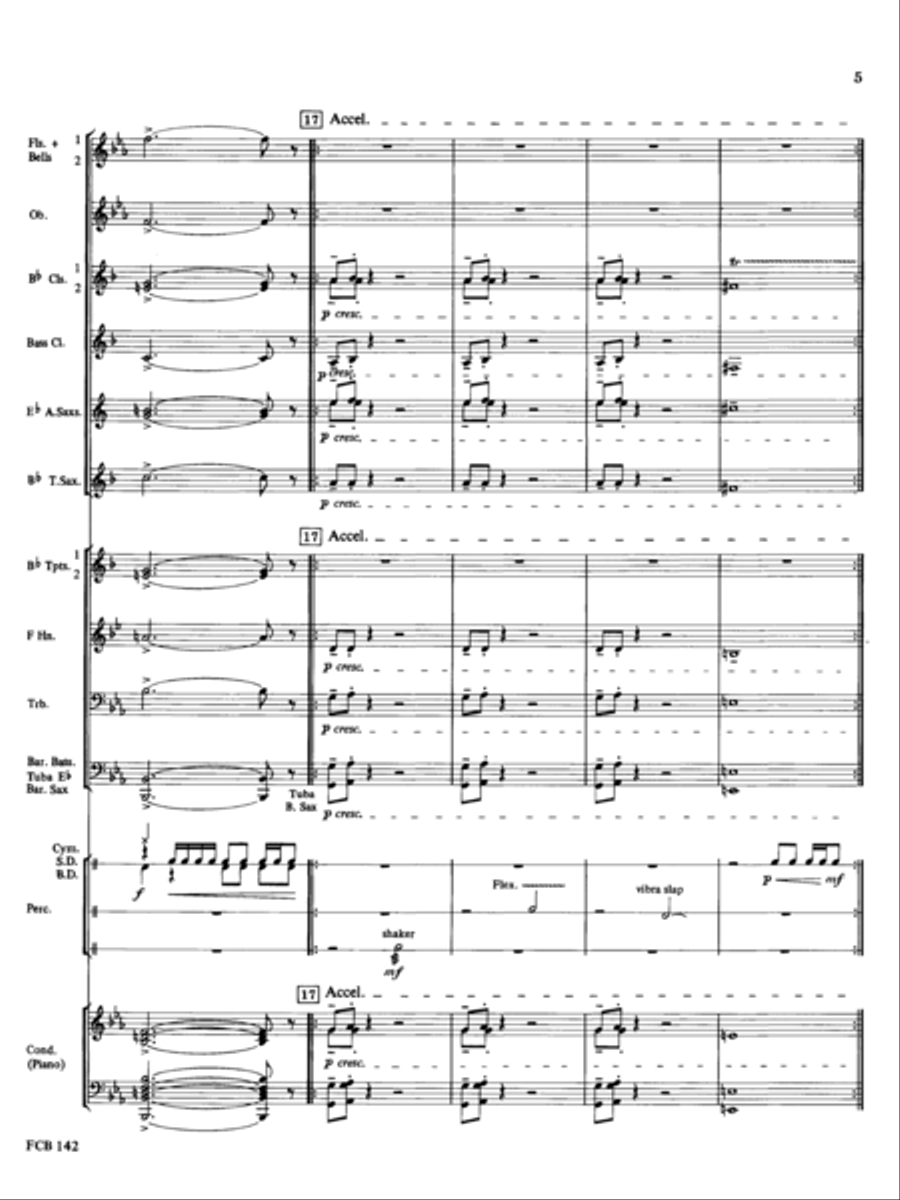 Crimebusters Concert Band scores gallery preview page 5