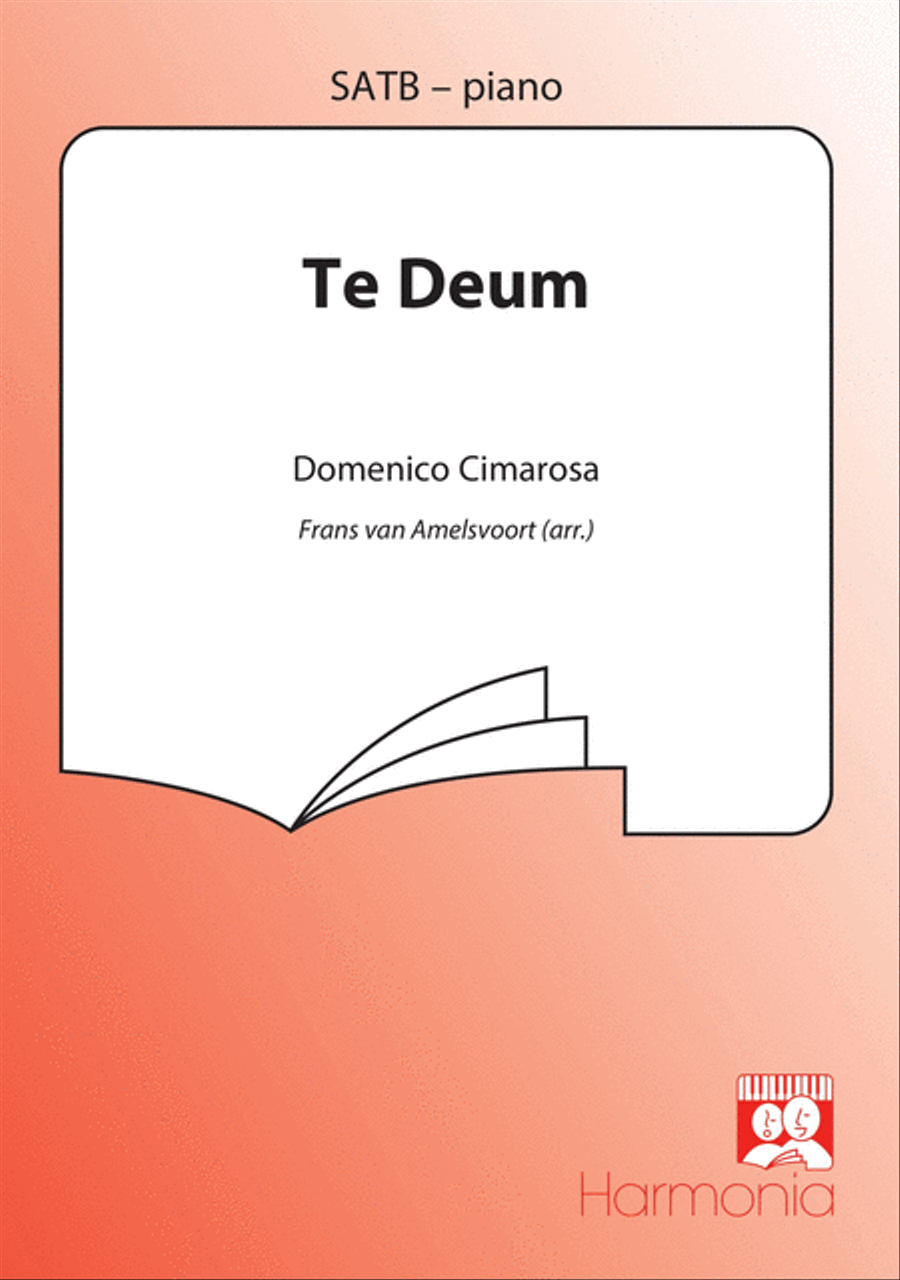 Te Deum 4-Part scores gallery preview page 1