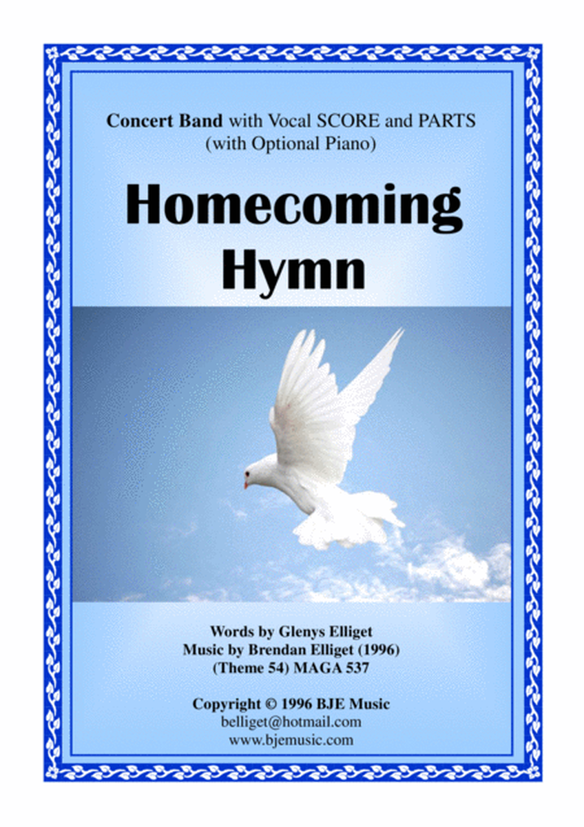 Homecoming Hymn - Concert Band (with Vocal) Score and Parts PDF image number null