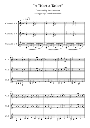 A Tisket-a-Tasket - Easy Clarinet Trio