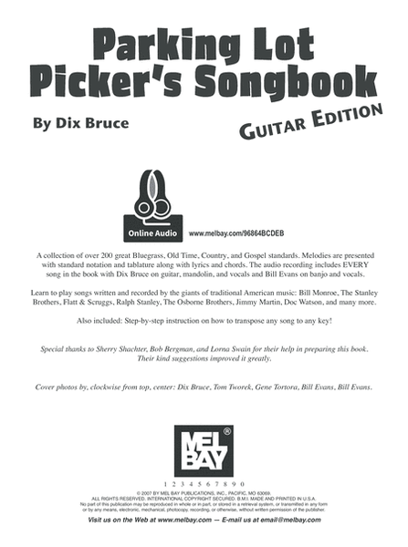 Parking Lot Picker's Songbook - Guitar image number null