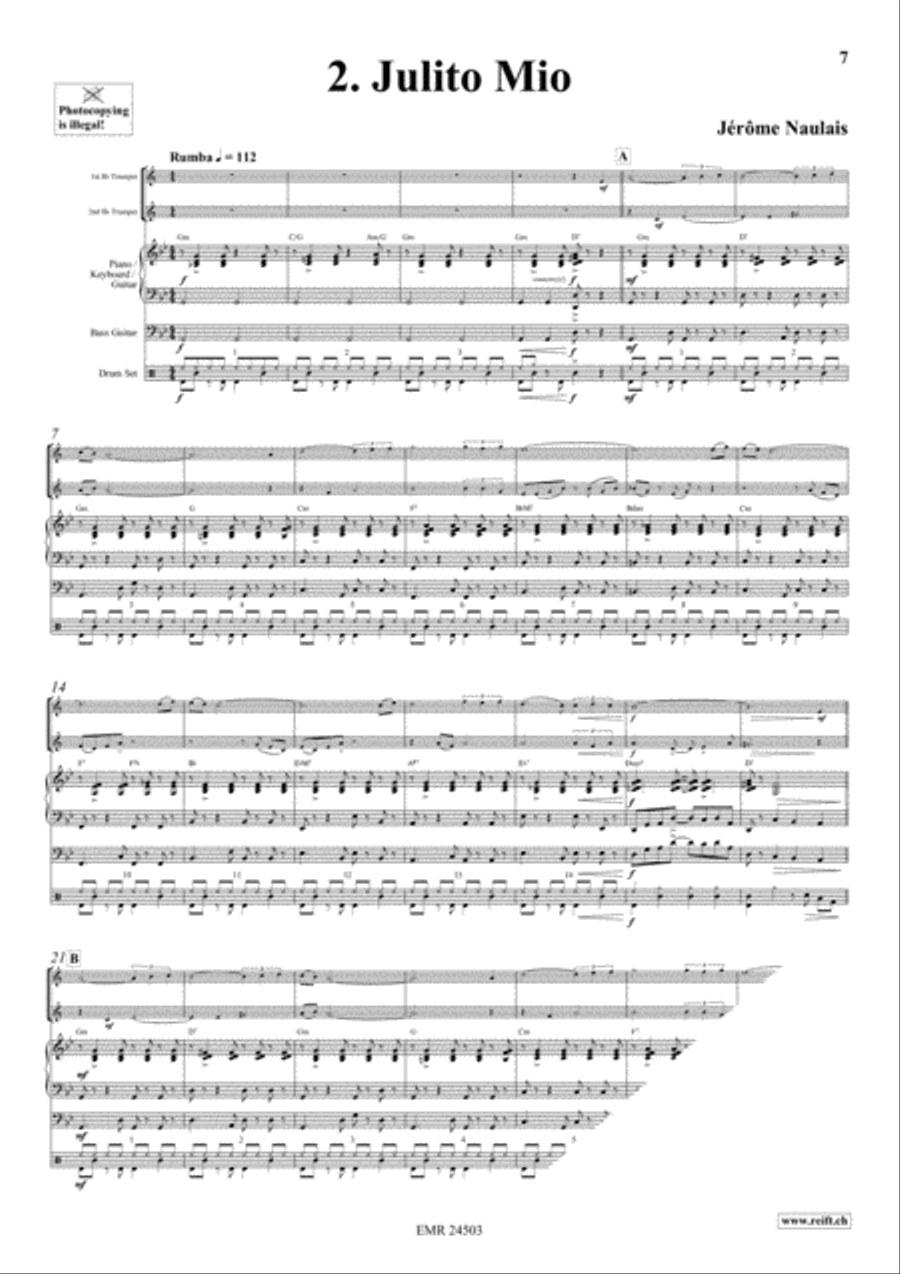 Play With Your Band Volume 3 Trumpet scores gallery preview page 4