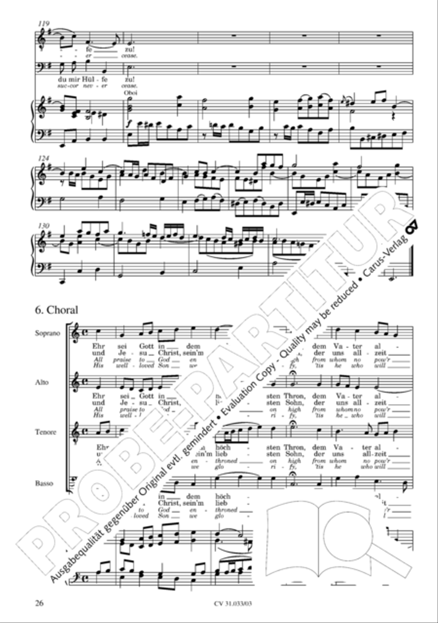 Lord Jesus Christ, in thee alone (Allein zu dir, Herr Jesu Christ) ATB scores gallery preview page 27