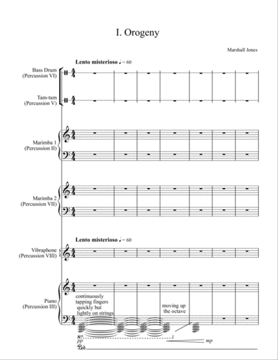 Terraqueous Percussion Ensemble scores gallery preview page 4