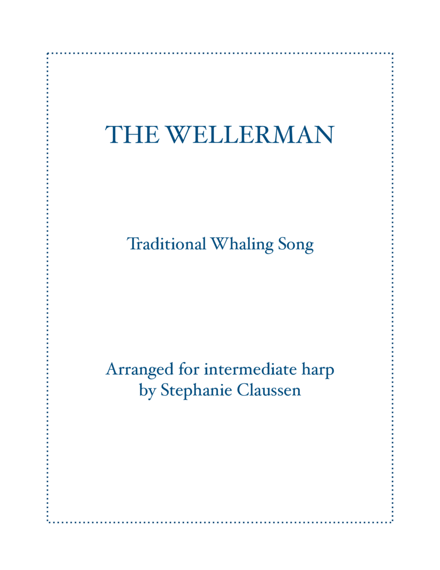 The Wellerman - intermediate harp solo Harp scores gallery preview page 1